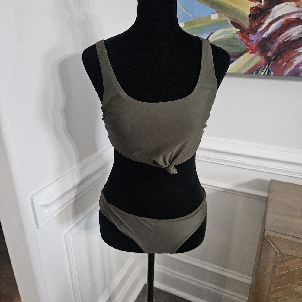 Tee Ink ELMEDA Bikini Set 4 US/36 EUR/8 UK Olive Green
